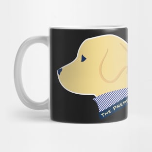 Preppy Golden Retriever Silhouette Mug